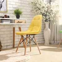 modern minimalist dining chair home restaurant chair computer chair solid wood nordic living room chair