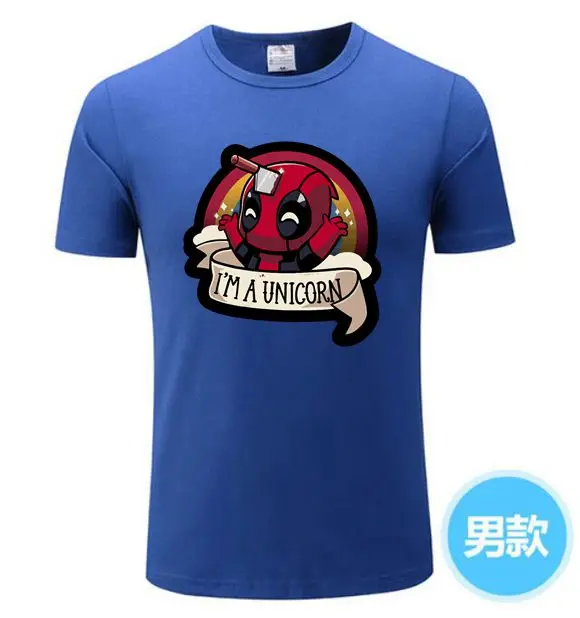 2021 футболка Дэдпула комикс искусственный хлопок европейский размер цифровые