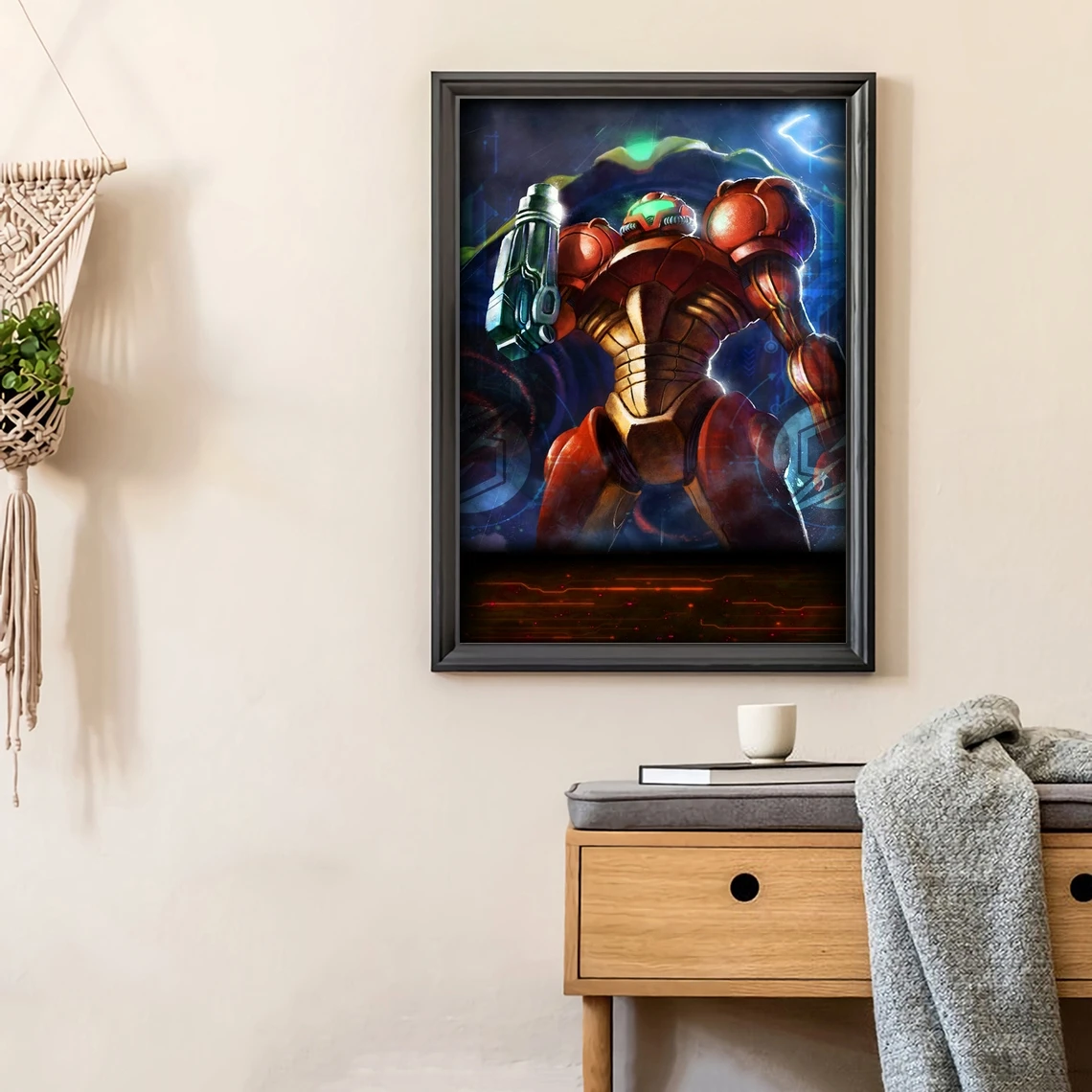 

Metroid Video Game Poster Canvas Print Home Decoration Wall Painting (No Frame)