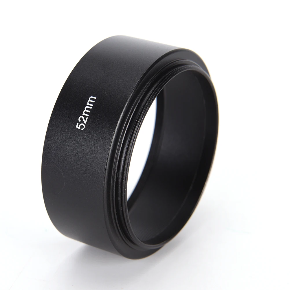 52 мм Высококачественная бленда для объектива металлическая камеры Canon Nikon 50 F1.8