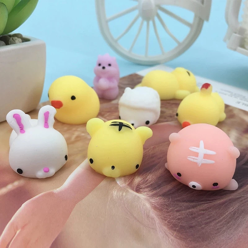 1 шт. антистрессовый мяч мини игрушка сжималка сжимаемая кошка милая кукла