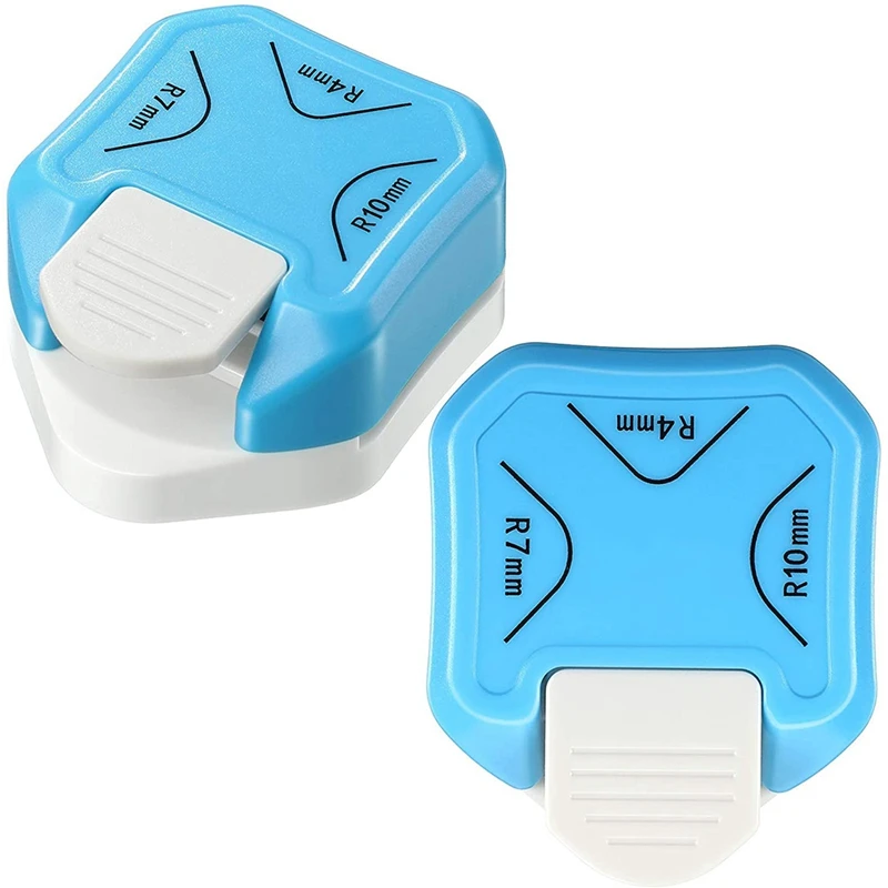 

KAMEI 2 Pcs Corner Punch 3 in 1 Craft Corner Punch Corner Cutter Paper Punch Corner Rounder for DIY Projects Scrapbooking Card