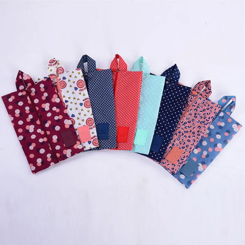 Модная Портативная Водонепроницаемая дорожная сумка для обуви нейлоновая