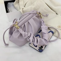 fashion small handbag design shoulder bag grils travel totes solid color soft pu leather crossbody bags for women