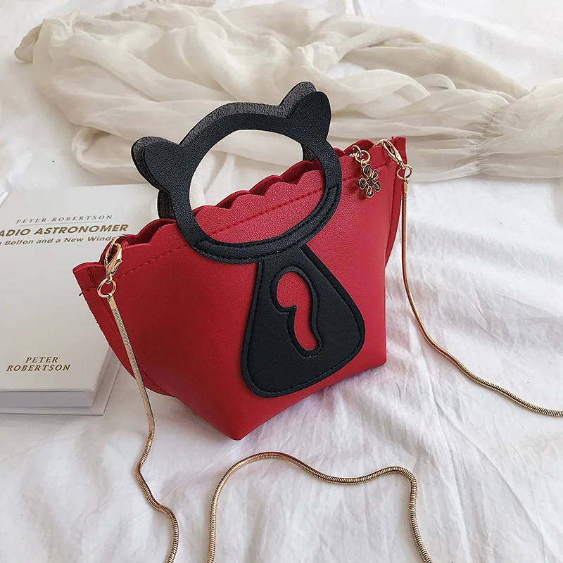 Индивидуальная цепочка для кота миниатюрная Повседневная сумка в Корейском