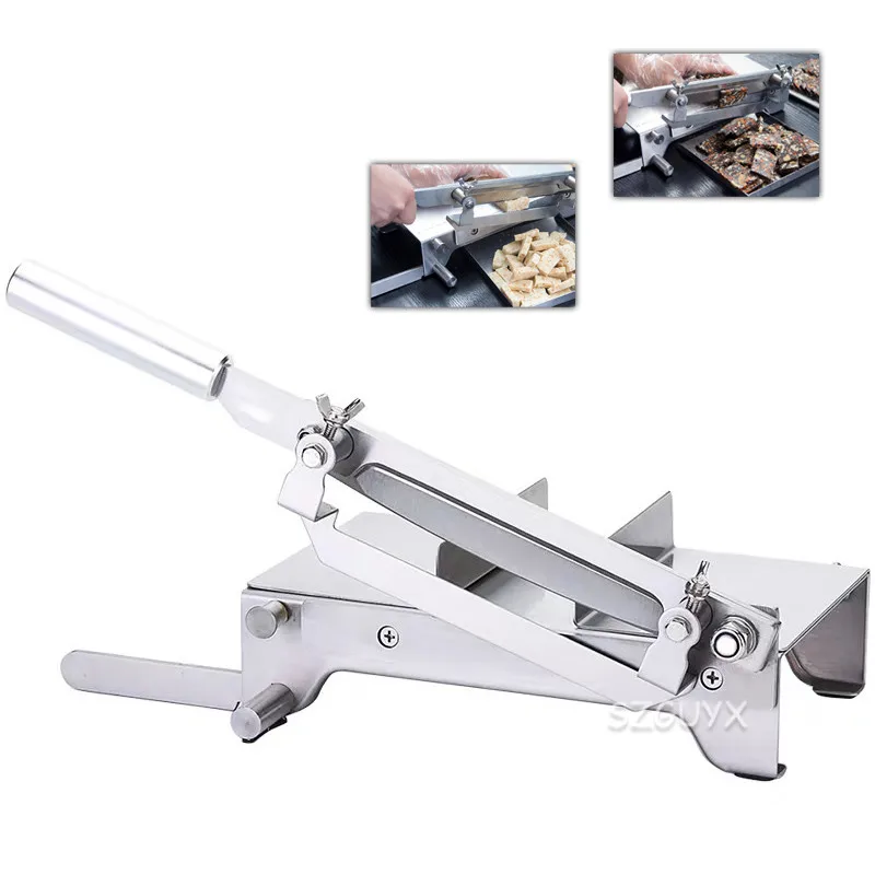 

Household stainless steel slicer cutting medicine knife manual Chinese herbal medicine Ejiao paste cutting machine