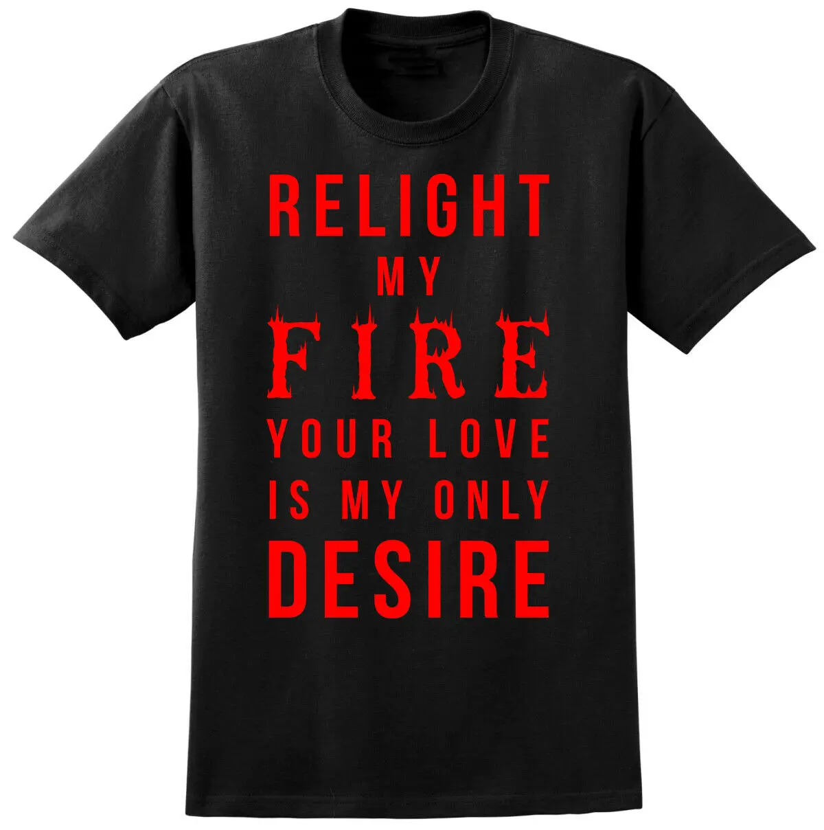 Возьмите что музыкальная лирика вентилятор Футболка Relight My Fire 90S Группа дамы