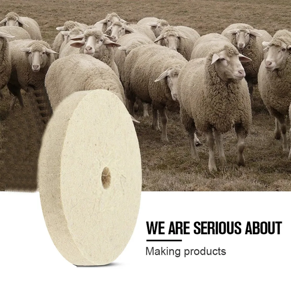 

10Inch Polishing Buffing Grinding Wheel Wool Felt Polisher Disc 25mm Thickness Brand New And High Quality