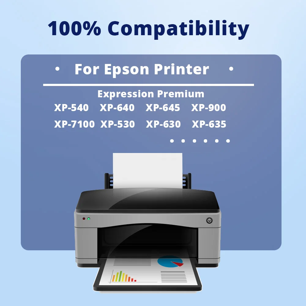 InkExpress 5PK 33XL для Epson чернильный картридж T3351 XP 530 630 635 830 640 645 900 принтер T3361|Чернильные