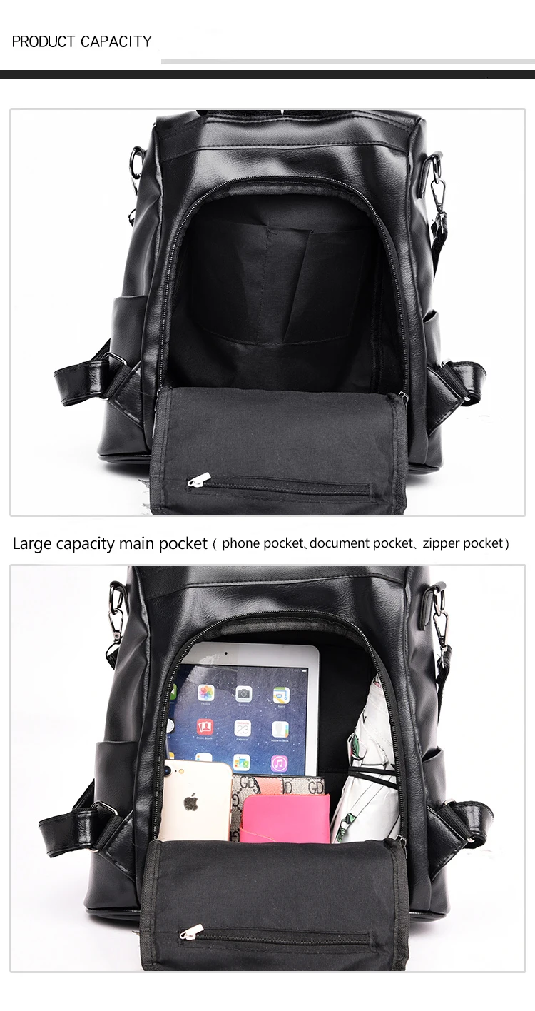Женская сумка Mochila Masculina, Большая вместительная сумка через плечо, Модный повседневный рюкзак высокого качества, Женская многофункциональная сумка