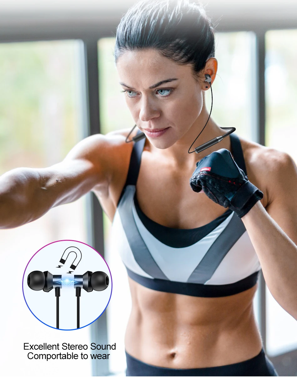Спортивные Беспроводные наушники Doboss, магнитные Bluetooth наушники, 5,0, гарнитура, свободные руки, наушники для iPhone, Xiaomi, huawei, samsung