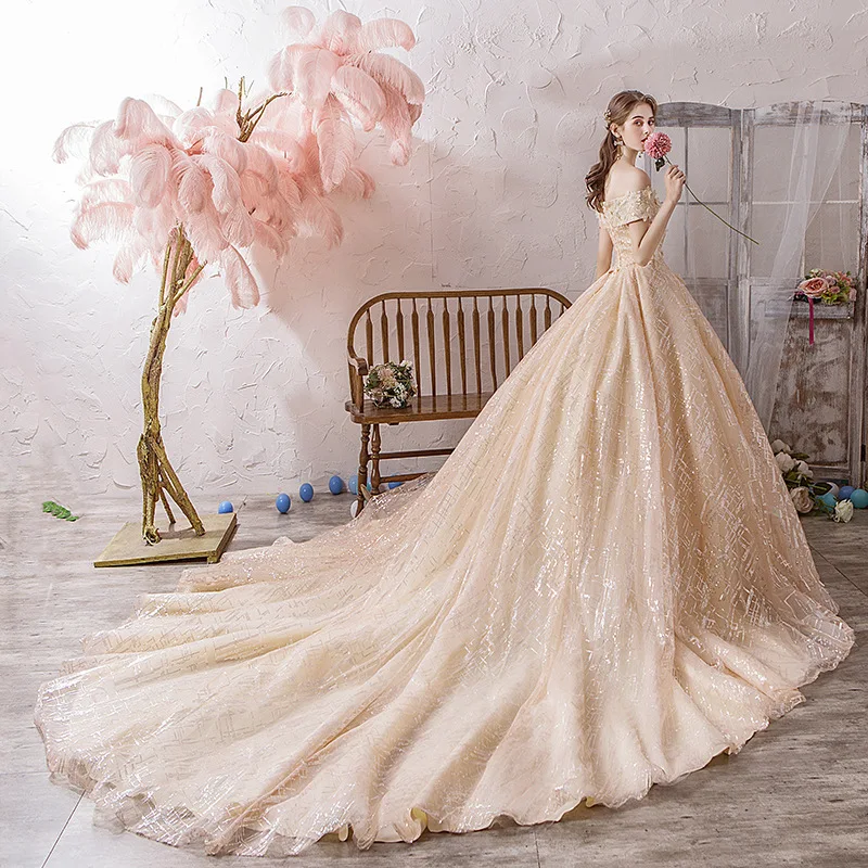 Vestido Cocktail Limited De Festa Sen свадебное платье 2020 Новая роскошная Мечта невесты роскошный