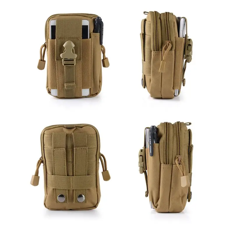 Наружная мини-сумка Molle, Военная Мужская поясная сумка, тактическая охотничья многофункциональная сумка для путешествий, кемпинга, телефона