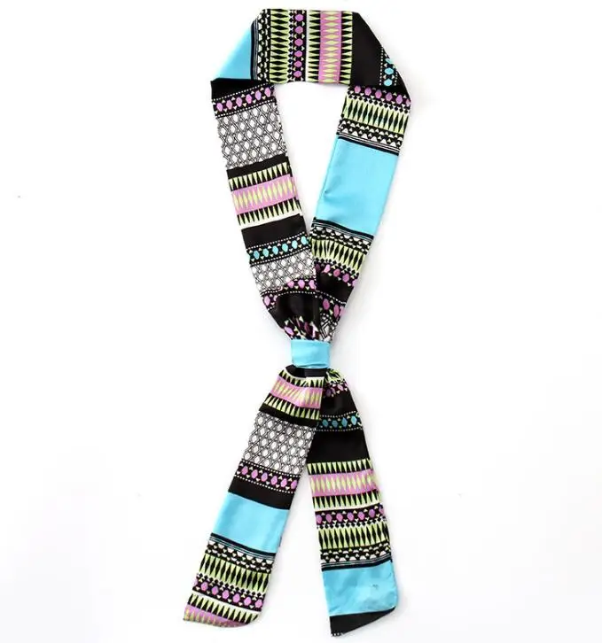 

Fashion small scarf satin thin narrow long silk scarf women's scarf