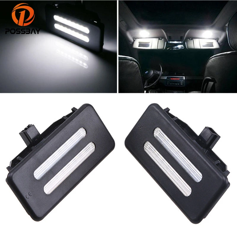 

1 Pair 1210 SMD LED White Error Free LED Vanity Front Mirror Lights For BMW E71 X6 2008-2014 E70 X5 2007-2013 F25 X3 2011-up