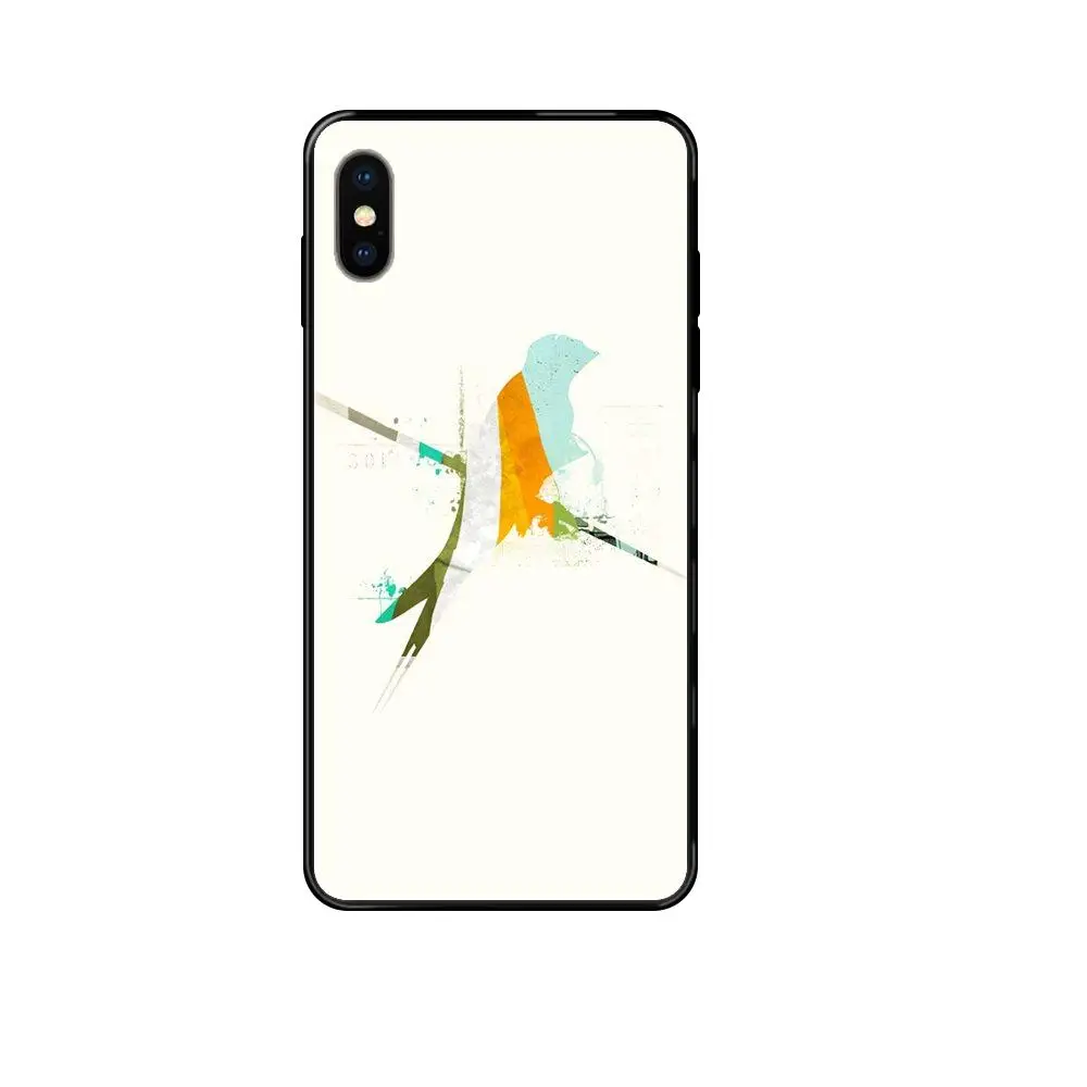 Soft Accessories Case For Apple iPhone 11 12 Pro 5 5S SE 5C 6 6S 7 8 X XR XS Plus Max Lovely Birds On A Wire | Мобильные телефоны и
