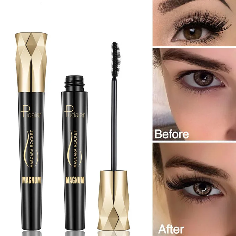New 4d silk fiber mascara thick curling eyelashes waterproof liquid 3d extended cosmetics |