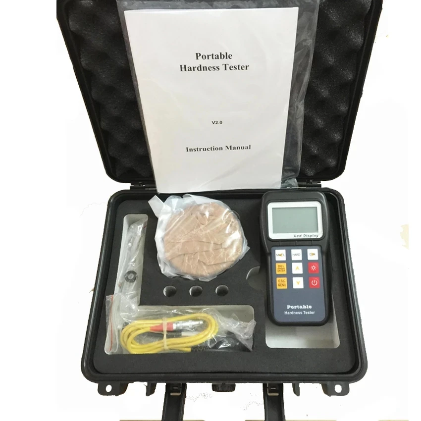 Портативный Измеритель твердости Leeb с отскоком функцией проверки для