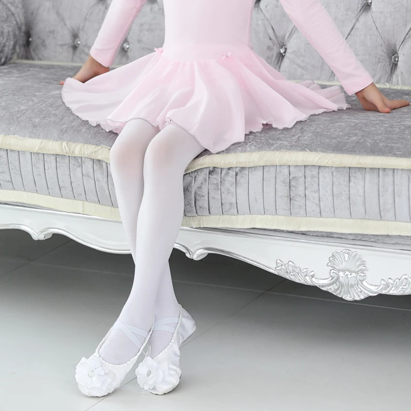 Ballet shoes pointe pink satin dance ballerina ballet flats for dancing flower upper suede sole slippers |