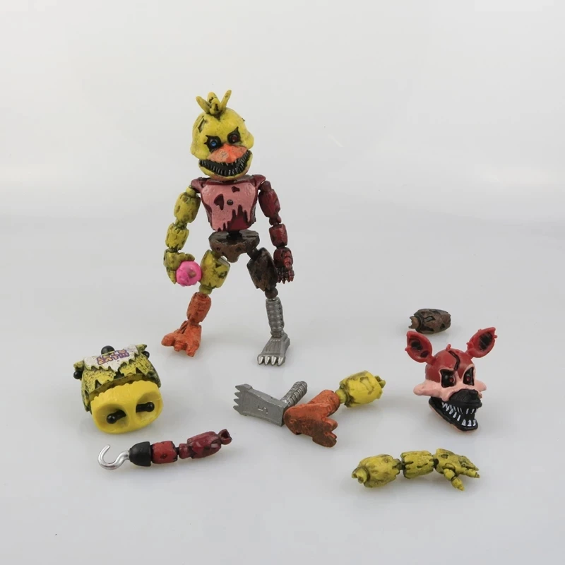 Экшн-Фигурка пять ночей у Фредди ПВХ кубики 17 см Бонни Фокси игрушки 5 Медвежонок