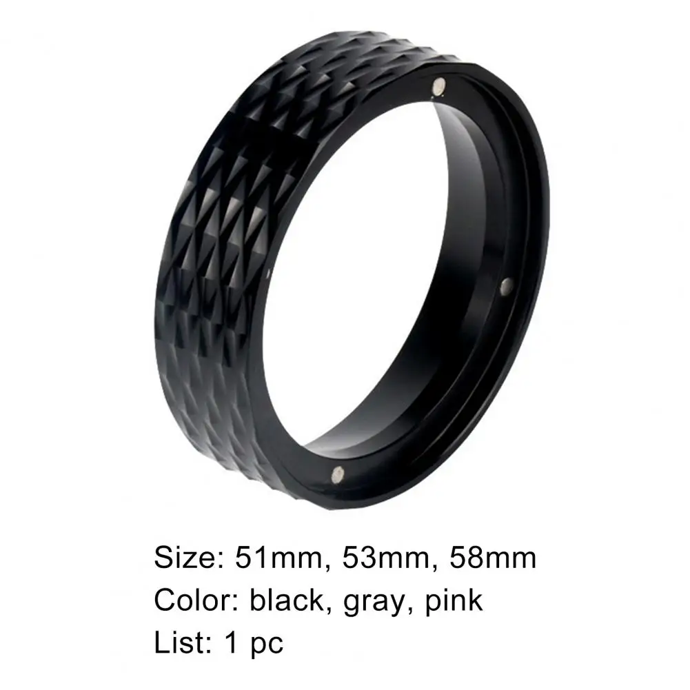 

New Arrival Dosing Ring Magnetic Avoid Mess Aluminium Alloy Espresso Dosing Funnel for Coffee Machine Wholesale Dropshipping