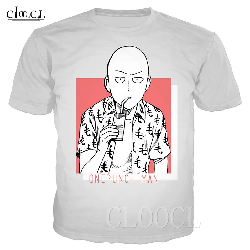 Аниме One Punch Man 3D печатная Мужская футболка модная удобная женская мужская