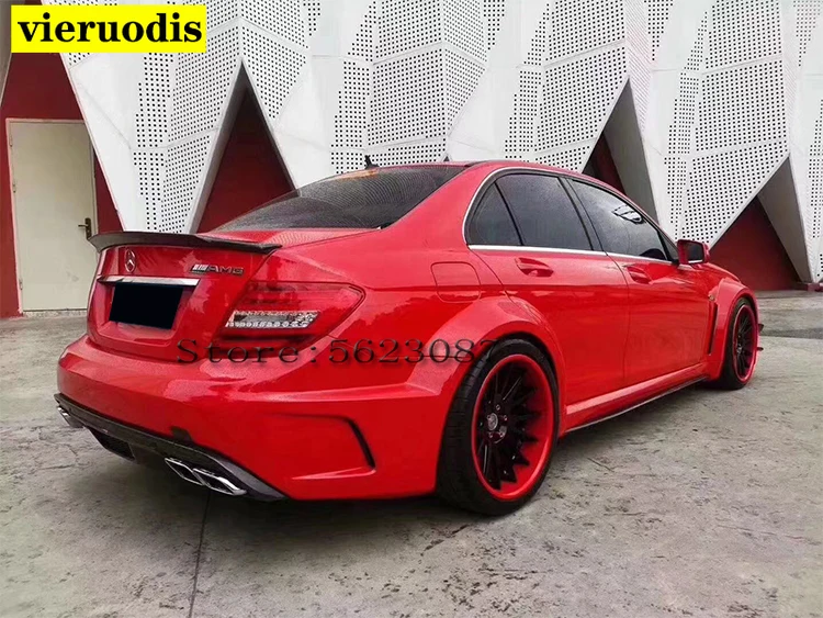 Задний спойлер из углеродного волокна для Mercedes C Class 4-Door W204 C204 S204 крыло утконоса C74