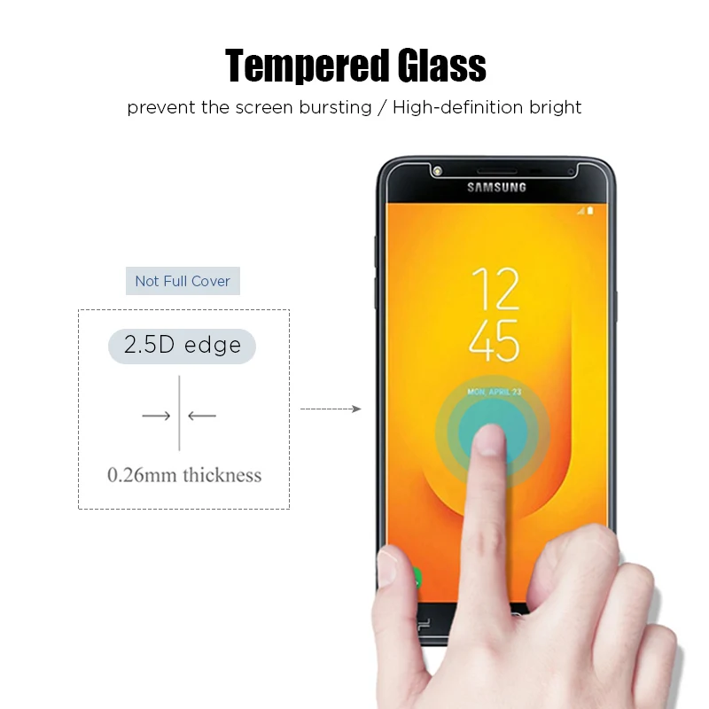 Прозрачная прочная защитная пленка 9H HD для Note 2 3 4 5 6 7 10 Lite закаленное стекло J1 2015 Ace