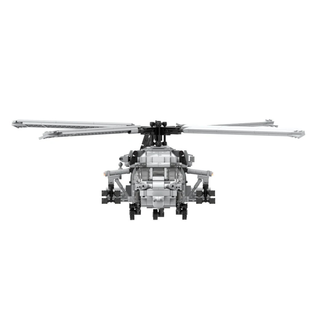 

1296Pcs Modern Military Series Black Hawk Helicopter DIY Small Particles Building Blocks Toy Gift