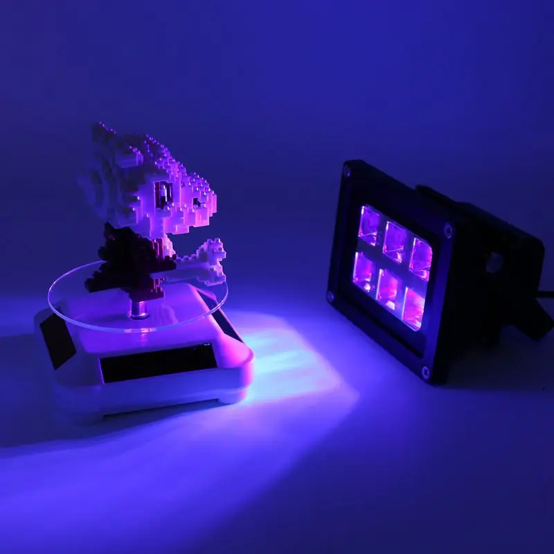 

60W 405nm UV LED Resin Curing Light Lamp Solar Power Turntable US/UK/EU/AU Plug QX2B