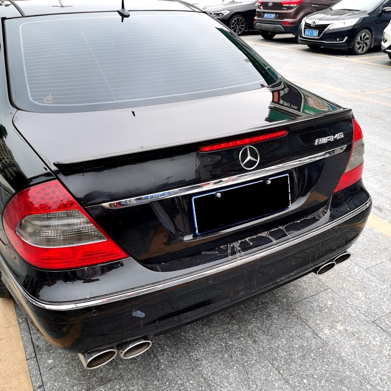 Спойлер заднего крыла автомобиля для Mercedes-Benz W211 E63 спойлер из АБС-пластика AMG