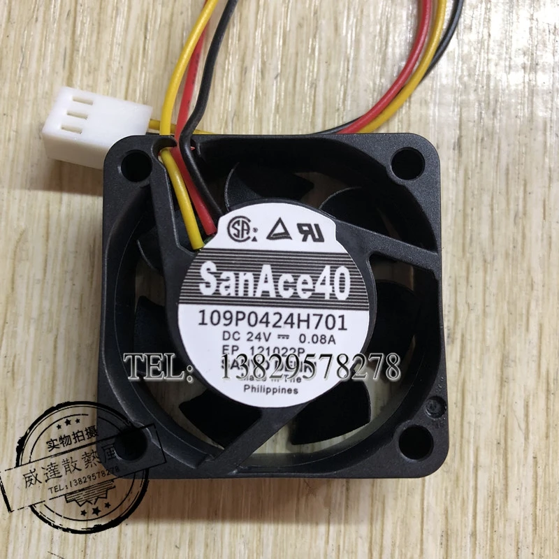 Новый оригинальный вентилятор 109P0424H701 24 В 0.08A 4015 4 см DC Fanuc