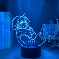dropshipp 3d lamp anime led light your turn to die shin tsukimi nightlight for bedroom decor nightlight manga birthday gift room