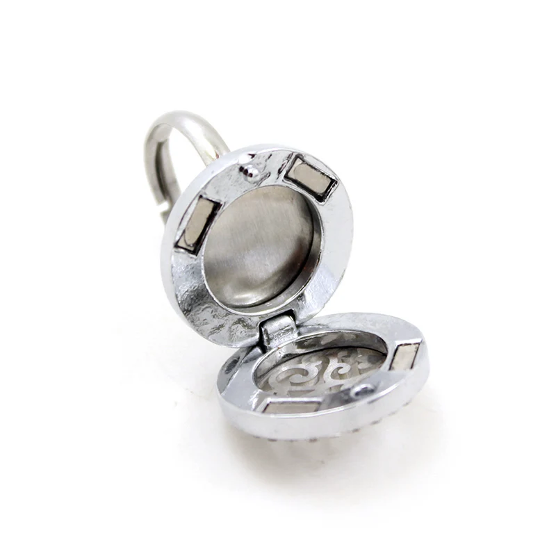 20 мм сплав кристалл Ароматический диффузор медальон Оптовая Продажа кольцо с