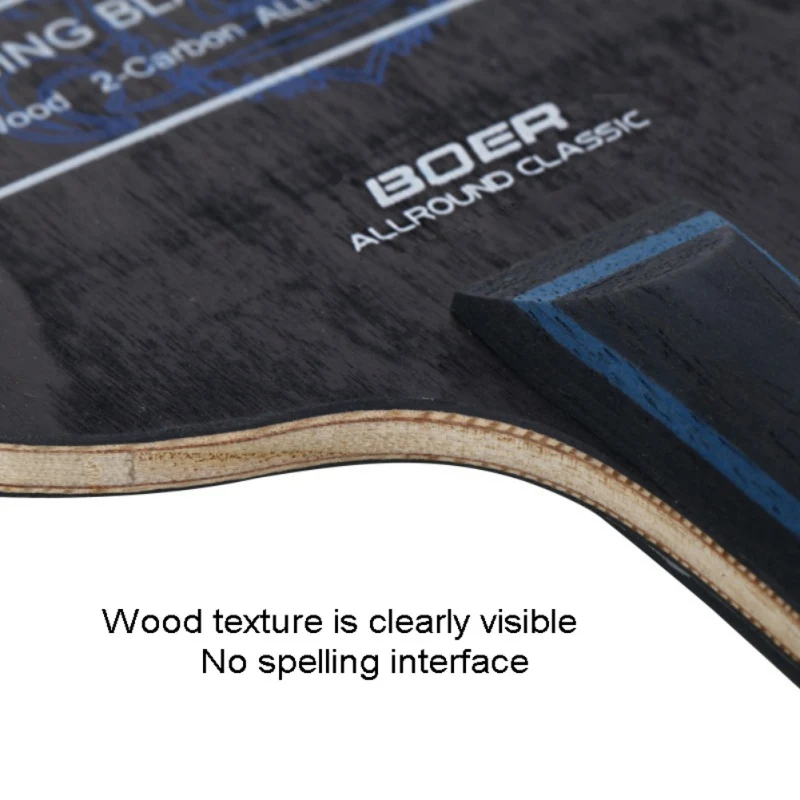 BOER ракетка для пинг понга с длинным захватом легкое углеродное волокно и Aryl