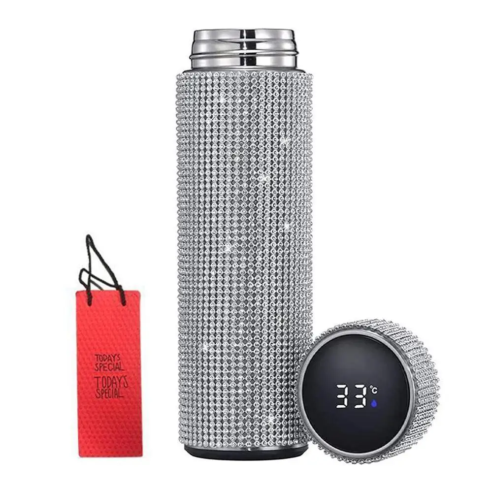 

Креативная стандартная стальная бутылка для воды, умный дисплей температуры, вакуумная фляжка, кружка, подарок для мужчин и женщин