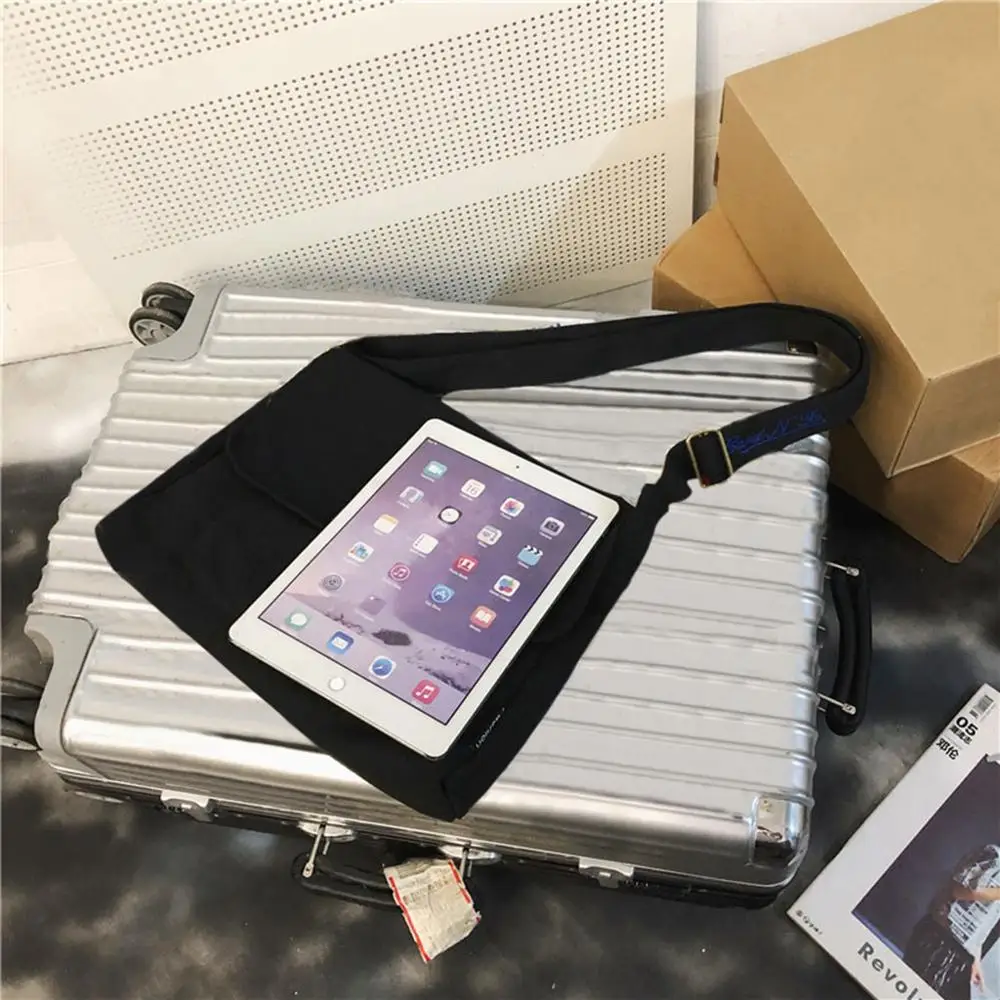 Женская и мужская сумка через плечо винтажная Холщовая Сумка модная