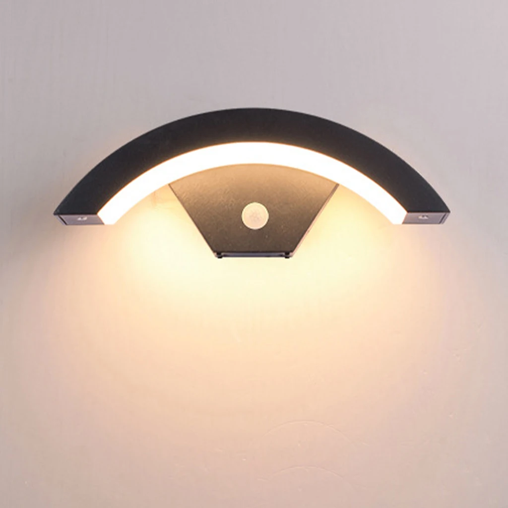 Настенный светильник с датчиком движения водонепроницаемый внешний для балкона