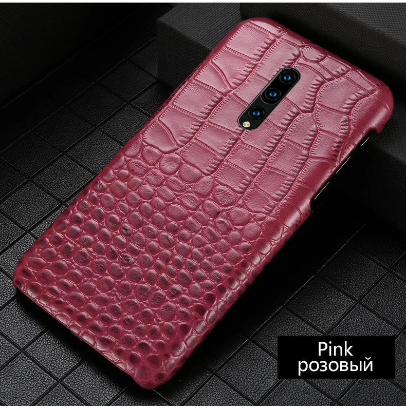 Чехол из натуральной кожи в деловом стиле для One plus 7, чехол 7 Pro с текстурой крокодила, противоударный чехол для телефона One plus 6 6T 5 5T coque