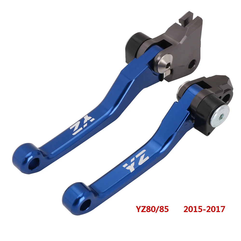 Коричневый Мотоцикл с ЧПУ Сводные тормозной рычаг сцепления для Yamaha YZ80 YZ85 YZ125 YZ250 YZ250F YZ426F YZ450F YZ250X WR250F WR450F TTR250 XT250X - Цвет: Коричневый