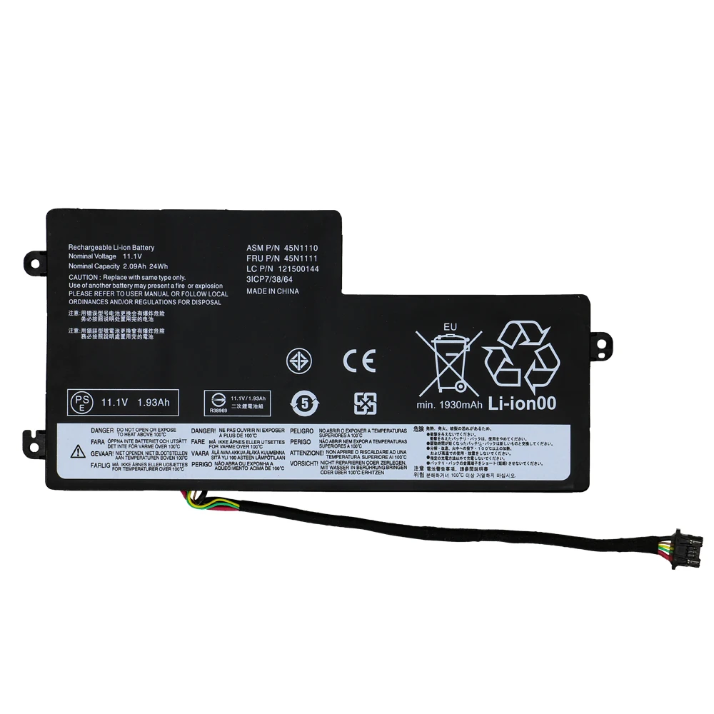 Аккумулятор для ноутбука Lenovo ThinkPad T440 T440S T450 T450S X240 X250 X260 X270 45N1110 45N1111 45N1112 11 1 В 24 Вт/ч |
