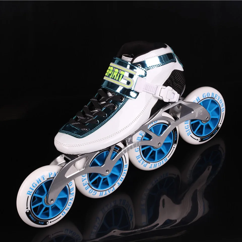 Роликовые коньки SPIRIT Speed 4x90 100 110 мм углеродное волокно профессиональные
