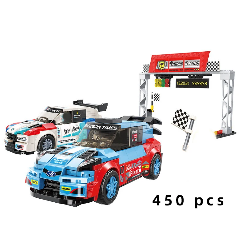 super race car city technique creative Speed Champions ultimate garage vehicle model kit building blocks bricks toy for children | Игрушки и