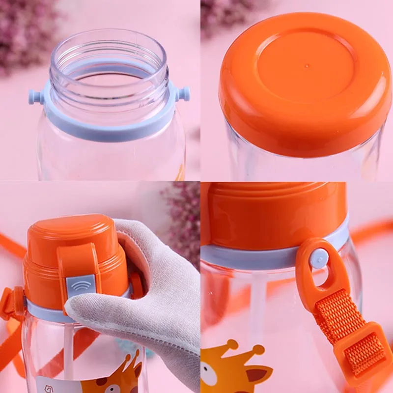 650 мл детские бутылки для тренировок с водой чашки картинками из мультфильмов