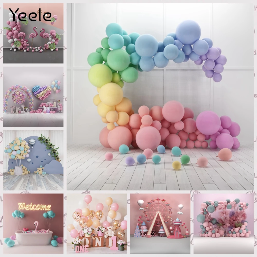 Yeele красочные сердца воздушный шар фантазия веселье день рождения 3D фотография