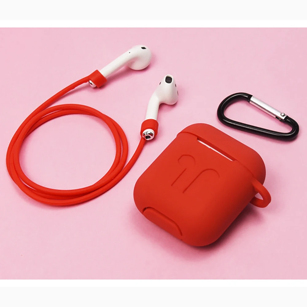 Комплект аксессуаров для наушников Bluetooth 4 шт. крючки силиконовый чехол шейный