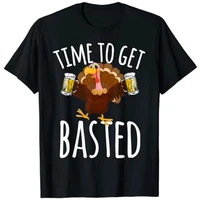 time to get basted funny beer thanksgiving turkey gift t shirt