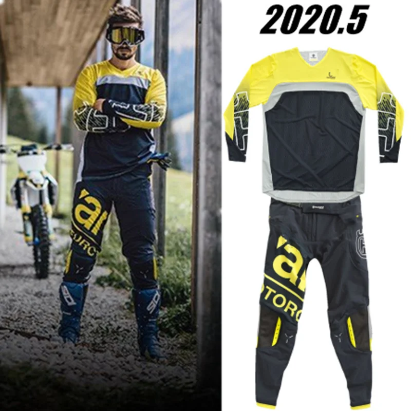 

Новинка 2022, комплект оборудования для мотокросса Rapid FOX enduro, mx трикотажные брюки, одежда для мотоцикла, mtb автомобильный гоночный костюм, внед...