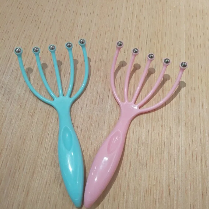 

2 Pcs/set Head Massager SPA Scalp Claw Massager Body Massager Stress Release Relax Massage Tens Pain Relief Random Color