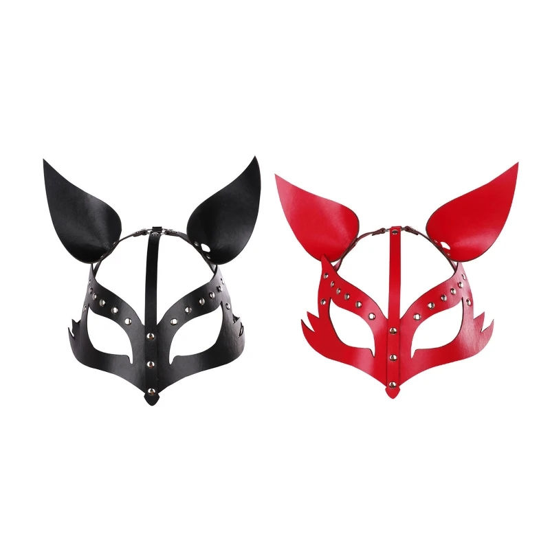 

634C Halloween Party Mask Fox Mask Erotic Women Half-Face Mask for Masquerade Balls